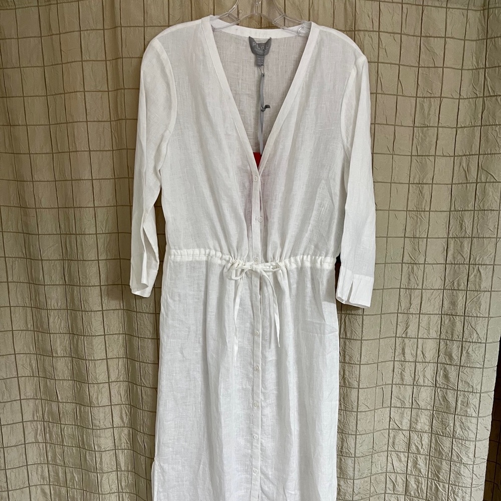 Pure Collection linen dress NWT